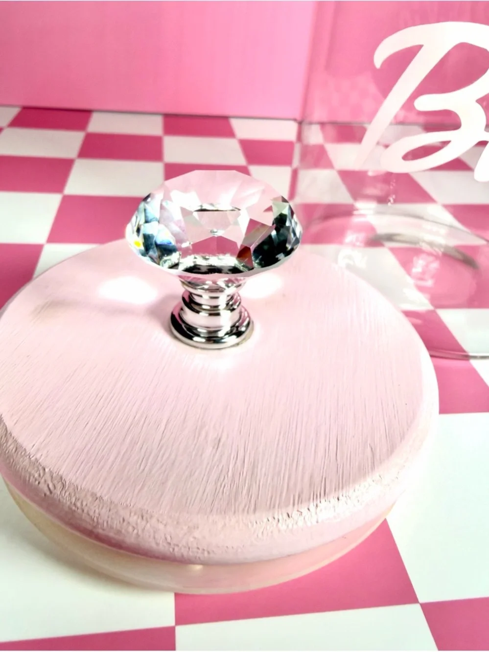 Barbie Logo Glass Storage Jar - Picture 3 of 3